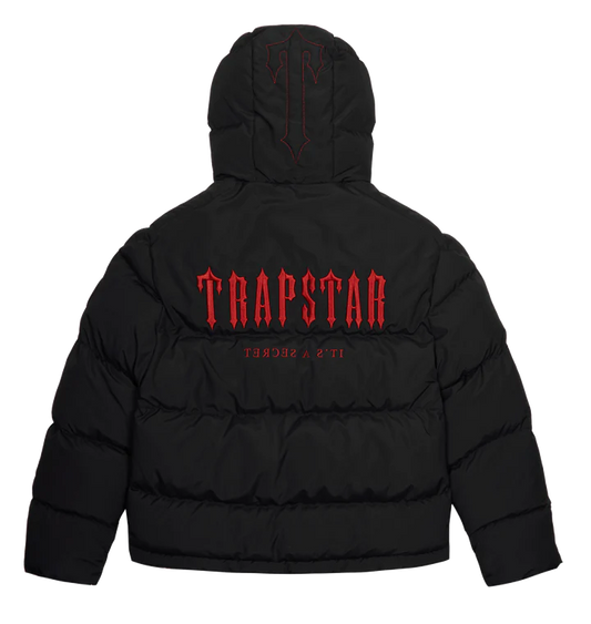 Trapstar Decoded Hooded Puffer Jacket 2.0 Infrared Edition